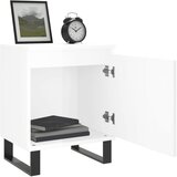  Noćni ormarići 2 kom sjajni bijeli 40x30x50cm konstruirano drvo | shoptok.hr