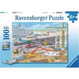 Puzzle - Gradbišče na letališču, 100 XXL delov | Shoptok.si
