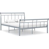 vidaXL Okvir za krevet sivi metalni 140 x 200 cm Cijene