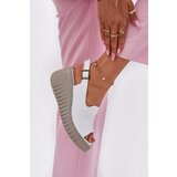 ARTIKER Women's Sandals Made Of Natural Leather On Wedge White | shoptok.hr