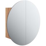  Kupaonski ormarić s ogledalom LED boja hrasta 40 x 40 x 17,5 cm | shoptok.hr