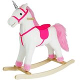  Gugalnica za konjiča Enorog 74 cm - bela | Shoptok.si