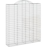  Lučne gabionske košare 18 kom 200x50x220/240 cm pocinčano željezo | shoptok.hr