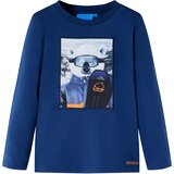 vidaXL Dječja majica dugih rukava traper-plava 104 | shoptok.hr