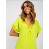 Italy Moda Dress-DHJ-SK-0123.60P-Lime | Shoptok.si