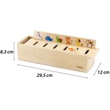 Viga drvena edukativna sorter igra životinje voće povrće Montessori | shoptok.hr