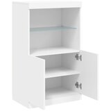  Komoda s LED svjetlima bijela 60,5x37x100 cm | shoptok.hr