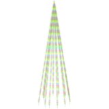  Božićno drvce na stijegu 732 LED žarulje šarene 500 cm | shoptok.hr