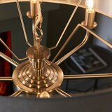  Endon 99152 - Luster na lancu HIGHCLERE 8xE14/40W/230V siva/matni hrom | Eponuda.com