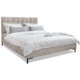 Miuform Bež tapecirani bračni krevet s podnicom 160x200 cm Eve – | shoptok.hr