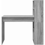  Stol s policom Siva Sonoma 113 x 54 x 120 cm Konstruirano drvo | shoptok.hr