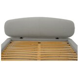 Scandic Svijetlo sivi tapecirani bračni krevet s prostorom za odlaganje s podnicom 140x200 cm Odette – | shoptok.hr