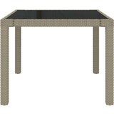  3-dijelni vrtni blagovaonski set od poliratana s jastucima bež | shoptok.hr