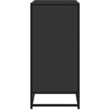 vidaXL Komoda črna 68x35x76 cm inženirski les in kovina | Shoptok.si