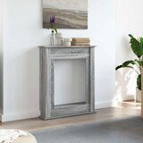 vidaXL Okvir za kamin siva sonoma 75x20x87,5 cm inženirski les | Shoptok.si