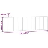  Jastuk za uzglavlje Hanko tamnosivi 183 cm baršunasti - Tamno siva 183 cm 1 | shoptok.hr