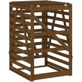  Spremište za kantu za smeće boja meda 84x90x128,5 cm borovina | Eponuda.com
