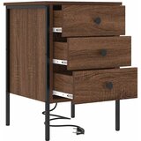  Noćni ormar Smeđi hrast 42 x 41 x 61 cm Konstruirano drvo | Eponuda.com