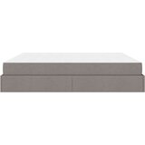  Posteljni okvir z vzmetnico z vzmetnico 2 pcs Taupe blago, (5000126691) | Shoptok.si
