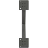  Noge za klubsko mizico v obliki črke X 2 kosa antracitne 60 x (30-31) cm jeklo, (22123525) | Shoptok.si