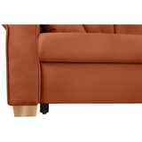 MID.YOU ZOFA S POSTELJNO FUNKCIJO, terakota tekstil | Shoptok.si