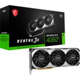 MSI Video Card NVidia RTX 4060 Ti VENTUS 3X 8G OC (8GB GDDR6/128bit, PCI-E 4.0 x8, 1×8 pin, Retail) | Eponuda.ba
