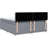 vidaXL Krevet s oprugama i madracem svjetlosivi 180x200 cm od tkanine | shoptok.hr