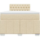  Krevet box spring s madracem krem 120 x 190 cm od tkanine | shoptok.hr