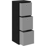  Kreveta s ladicama Crni hrast 35 x 32 x 99,5 cm | shoptok.hr