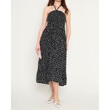 Resti Women's black polka dot midi dress - Clothing | Shoptok.si
