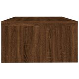  Stojalo za zaslon rjavi hrast 42x24x13 cm konstruiran les, (20601323) | Shoptok.si