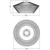 Osram plafonsko svetlo decor stripes 1xE27/10W/230V prečnik 40,5 cm bež | Eponuda.com