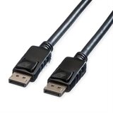 Roline DisplayPort priključni kabel DisplayPort utikač 7.50 m crna 11.04.5985 sa zaštitom DisplayPort kabel | Eponuda.ba