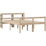 vidaXL Krevet za starije s uzglavljem 120x200 cm od borovine - Prirodna 120 x 200 cm | shoptok.hr