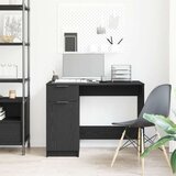  Crni hrast stol - 100x50x75 cm - Izrađen od konstruiranog drva | shoptok.hr