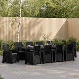  Vrtni set za objed 11 kom. Antracit PP | shoptok.hr