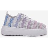 Boto Womens Platform Sneakers With Crocheted Upper Multicolor Mirietto | Shoptok.si