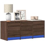 Furnova TV omarica LED rjavi hrast 97x34x40 cm inženirski les, (21923036) Cene