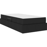  Postelja z dodatnim prostorom za shranjevanje in vzmetnico Črna, (5000100246) | Shoptok.si