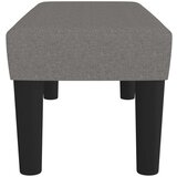  Klupa tamnosiva 70 x 30 x 30 cm od tkanine | shoptok.hr