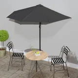 suncobran s aluminijskom šipkom 270 x 144 cm antracit
