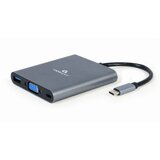 Gembird Adapter USB-C 6-v-1 USB, HDMI, VGA, PD, čitalec kartic + audio, (20441977) Cene