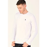 Dewberry T8588 BIKE COLLAR MEN'S SWEATSHIRT-SNOW WHITE Cijene