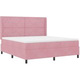  Krevet s opruga kutije s madracem Ružičasta 180 x 200 cm Baršun | shoptok.hr