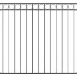 vidaXL Ograjni Panel Siva 1,7x1,2 m Jeklo | Shoptok.si