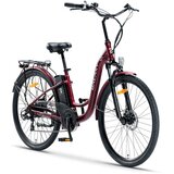 Galaxy električni bicikl alu valencia 28" li-ion bordo 36V/10.4Ah | Eponuda.com