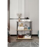 Hanah home Polica za knjige Bookcase 3 Tiers Rect Hrast | ePonuda.com