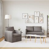  Set sofe 2 pcs Sivosmeđa 136 x 82 x 85 cm Tkanina | Eponuda.ba