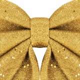 springos set božićnih mašni, 8 x 8 cm, 6 kom., glitter zlatna | shoptok.hr