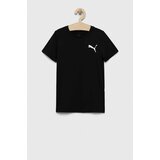 Puma Dječja majica kratkih rukava ACTIVE Small Logo Tee B boja: crna, s tiskom | shoptok.hr